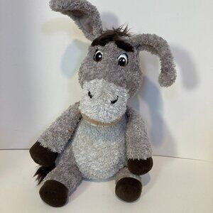 Vintage Shrek Donkey Interactive Plush Doll Toy Nap & Yap 2007 Dreamworks Tested